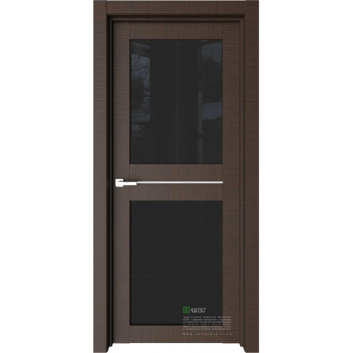 Elegance E4 Темный шоколад черное стекло
