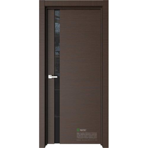 Elegance E8 Темный шоколад черное стекло