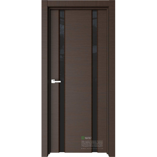 Elegance E9 Темный шоколад черное стекло