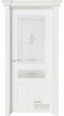 Provence Мирбо 4 Вензель Белое дерево стекло