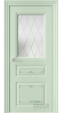 Novella N12 Ажур RAL6019 стекло