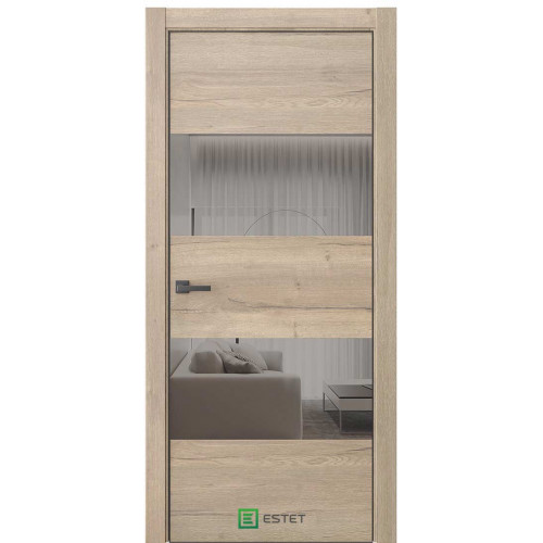 URBAN U5 Рустик тимбер Зеркало графит